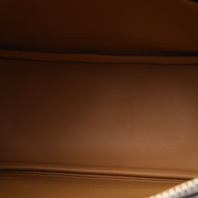 HERMES Bolide保齡球包25I2奶油白EC皮Z刻金扣肩背包-3