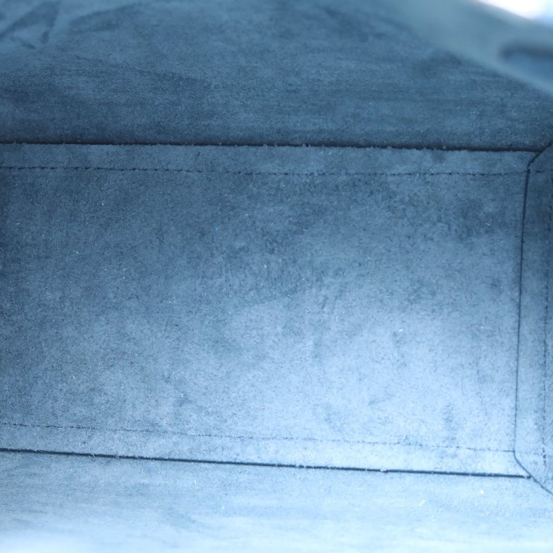 CELINE Belt鯰魚包Nano20藍色牛皮銀扣肩背包-3