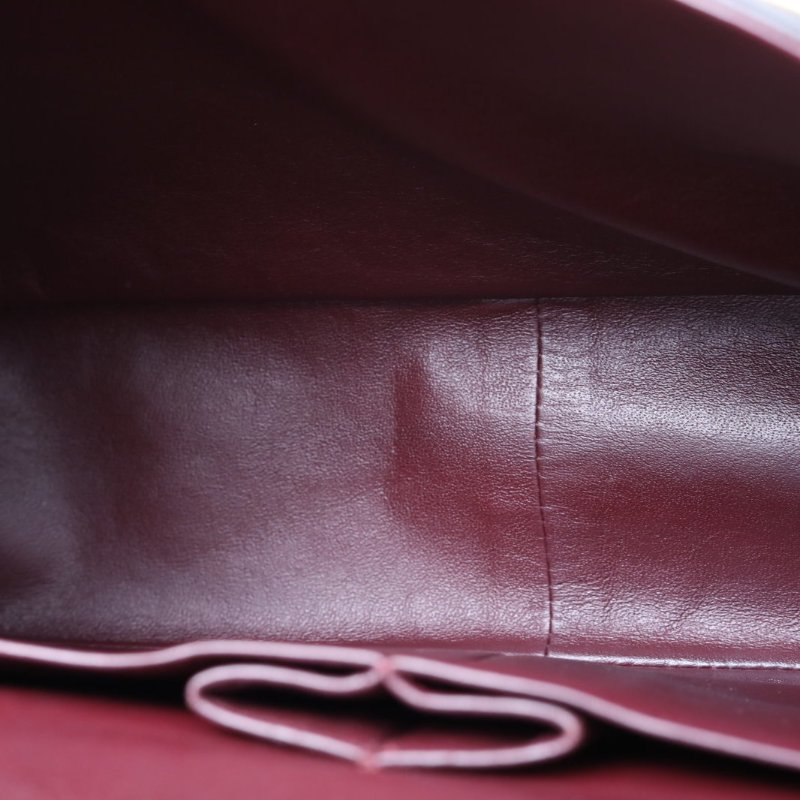 CHANEL 黑色羊皮14開銀扣CF經典口蓋包JUMBO菱格紋肩背包-2