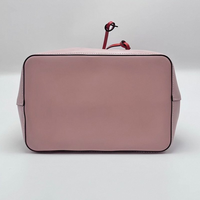 LV Neonoe 水波紋粉色紅內手提肩背水桶包 25*25*16.5 98新配件塵袋-3