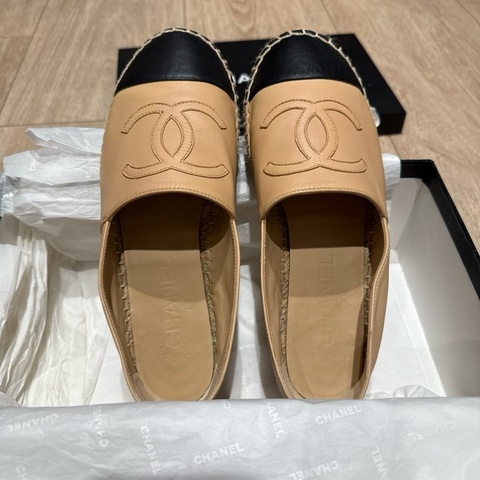 Chanel 草編鞋36號