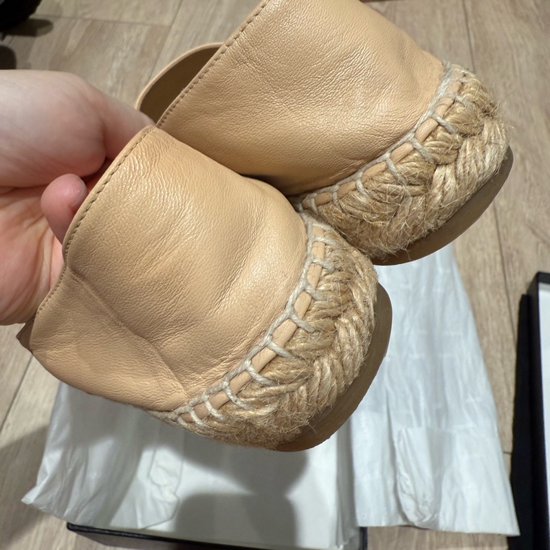 Chanel 草編鞋36號-14