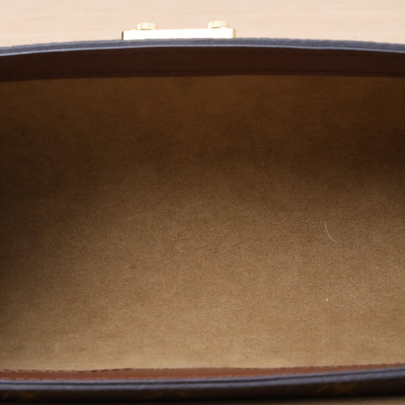 LOUIS VUITTON PAPILLON巴比龍TRUNK鏈條圓桶包老花PVC晶片肩背包-3