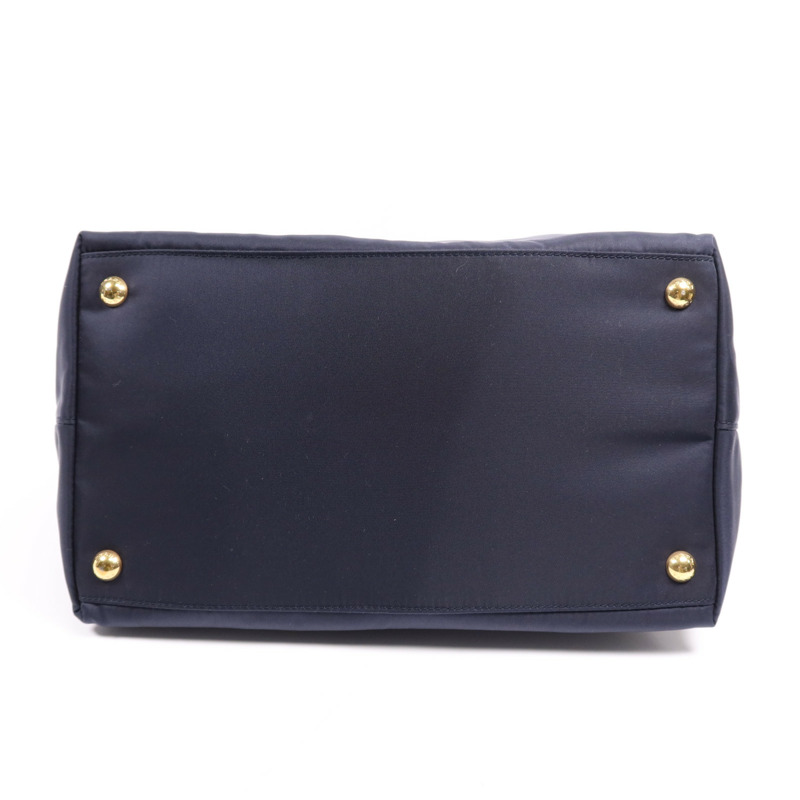 PRADA 尼龍Tessuto金扣手挽肩背兩用袋-3