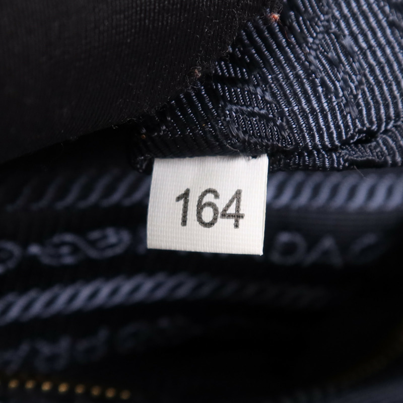PRADA 尼龍Tessuto金扣手挽肩背兩用袋-12