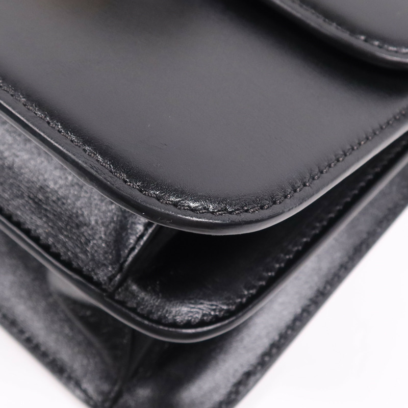 Valentino 牛皮皮革Shoulder Bag銀扣肩背袋-4