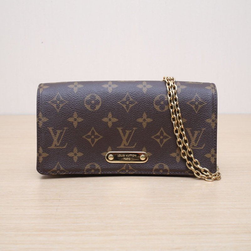 LOUIS VUITTON LILYWOC老花PVC晶片肩背包-1
