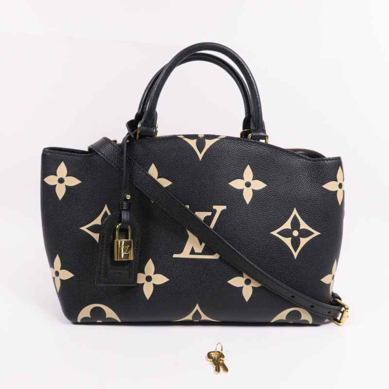LOUIS VUITTON Monogram/Empreinte Petit Palais金扣手挽肩背兩用袋-13