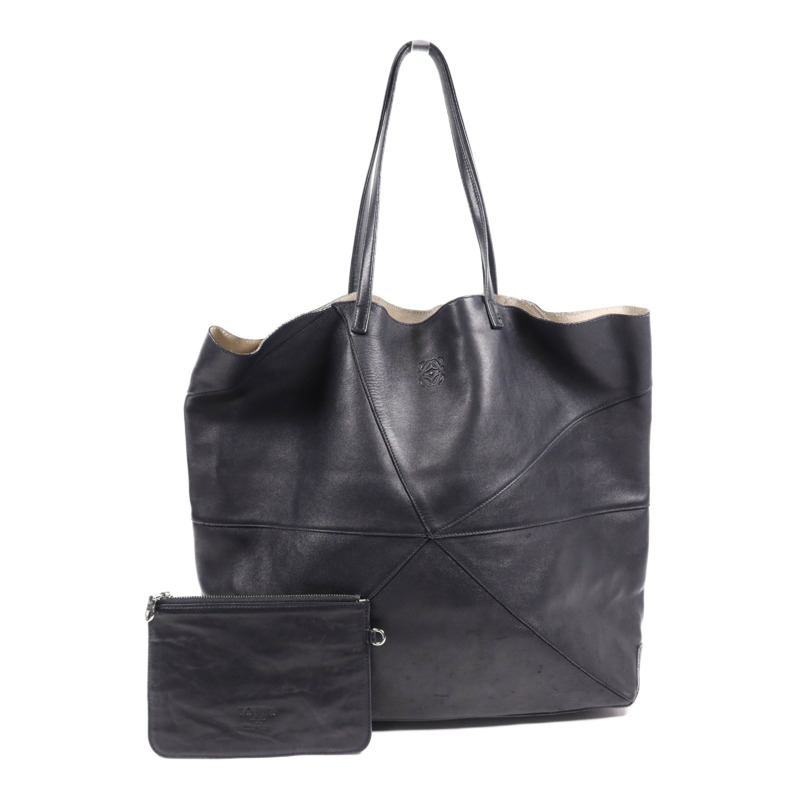 LOEWE 牛皮皮革Tote Bag手挽袋-8