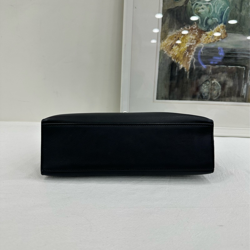 Hermes 愛馬仕 mini Kelly 黑銀世代 Swift皮 D刻-6