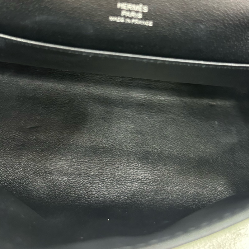 Hermes 愛馬仕 mini Kelly 黑銀世代 Swift皮 D刻-8