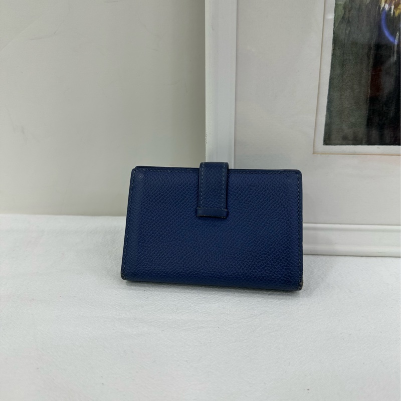 Hermes 愛馬仕卡包 bearn錢包，銀扣，C刻-1