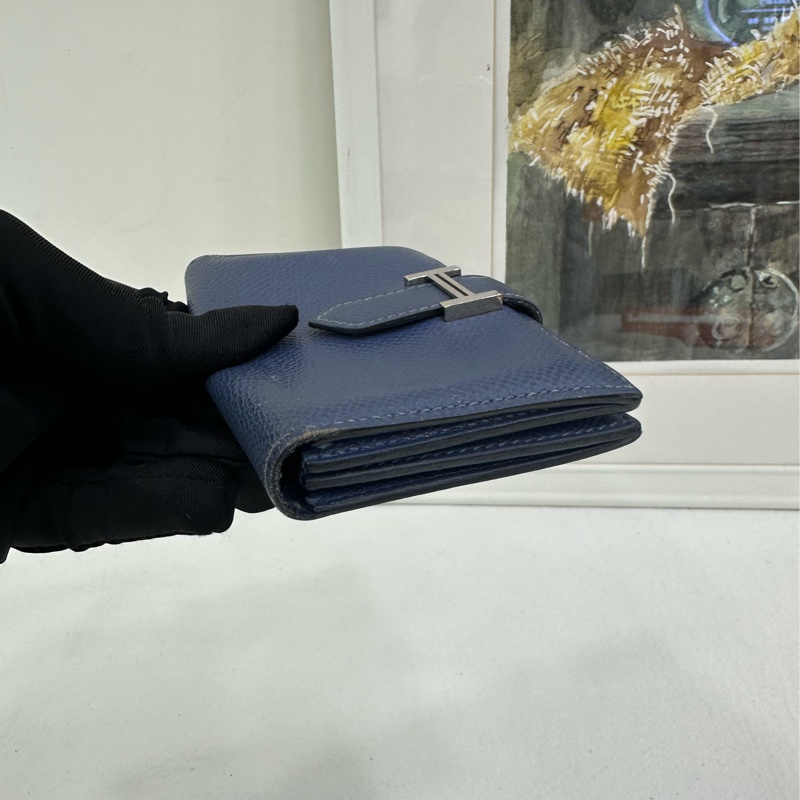 Hermes 愛馬仕卡包 bearn錢包，銀扣，C刻-3