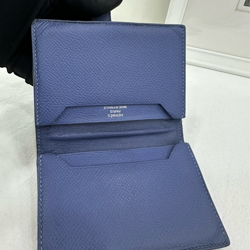 Hermes 愛馬仕卡包 bearn錢包，銀扣，C刻-4