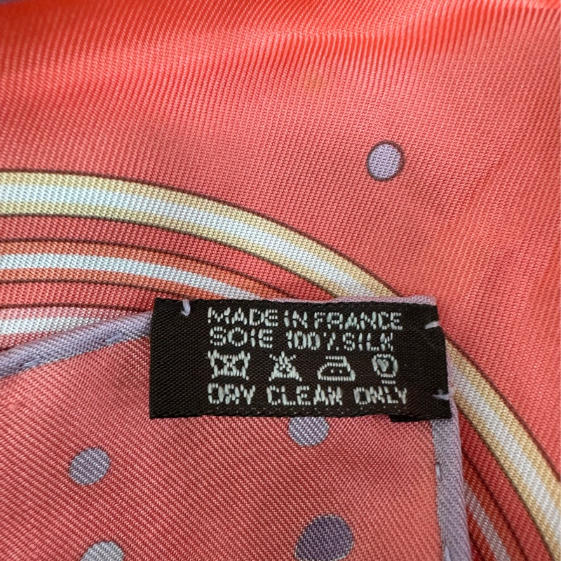 Hermès 愛馬仕 時光實驗室 桑蠶絲 絲巾 90*90-3