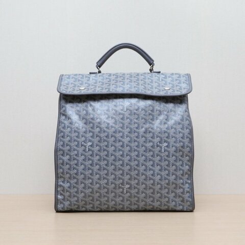 GOYARD Leger雙肩包33黑色灰色PVC肩背包