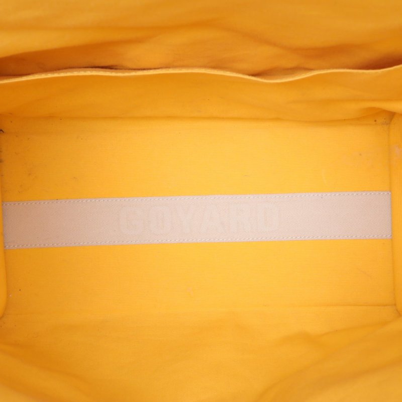 GOYARD Leger雙肩包33黑色灰色PVC肩背包-3