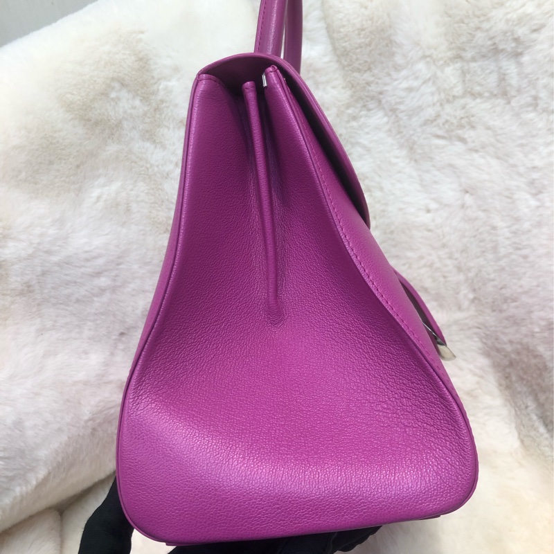 DELVAUX 28桃紅色 手提 單肩XB874-2