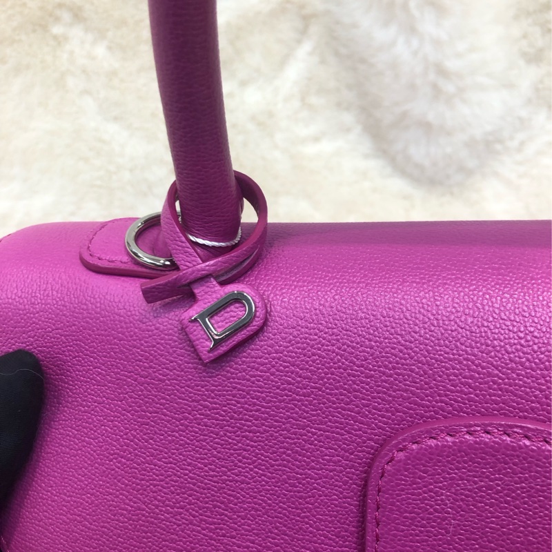 DELVAUX 28桃紅色 手提 單肩XB874-7