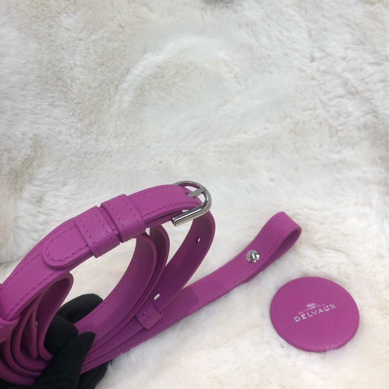 DELVAUX 28桃紅色 手提 單肩XB874-9