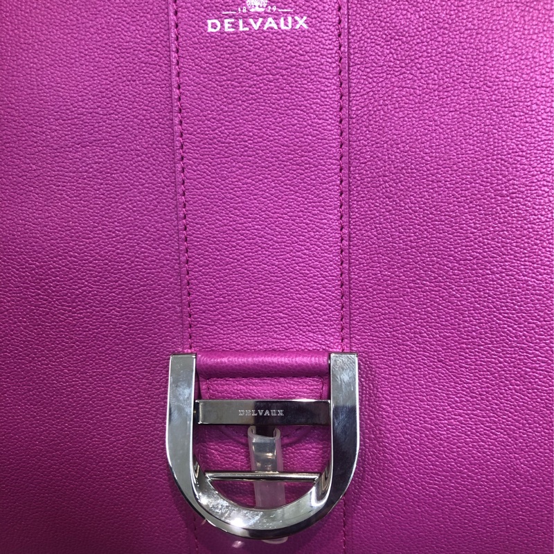 DELVAUX 28桃紅色 手提 單肩XB874-14