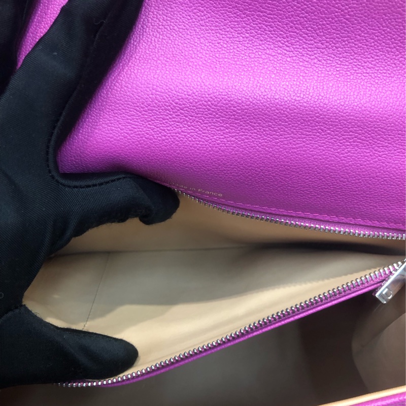DELVAUX 28桃紅色 手提 單肩XB874-16
