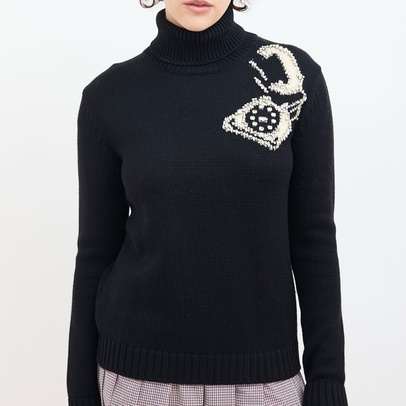 （千金貴婦💖） Miu Miu 潤兒同款 針織毛衣 專櫃73000左右-3