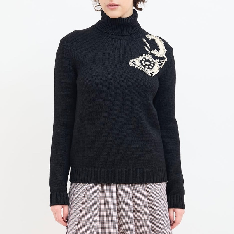 （千金貴婦💖） Miu Miu 潤兒同款 針織毛衣 專櫃73000左右-5