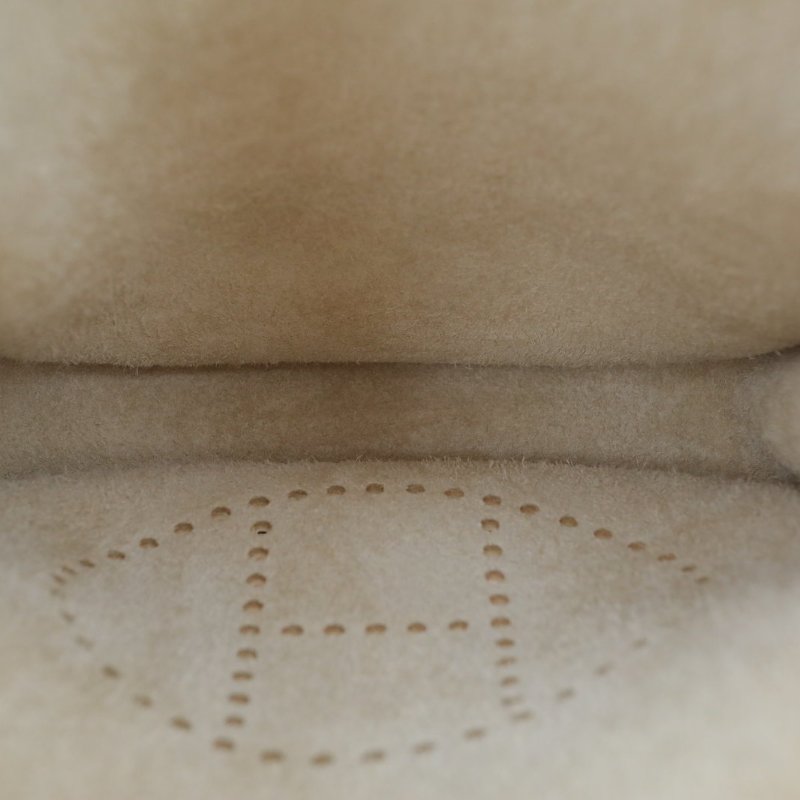 HERMES EvelyneMini16S2風衣灰TC皮U刻銀扣肩背包-2