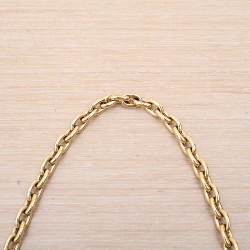 LOUIS VUITTON IVY鏈條腋下包老花PVC金扣晶片肩背包-2