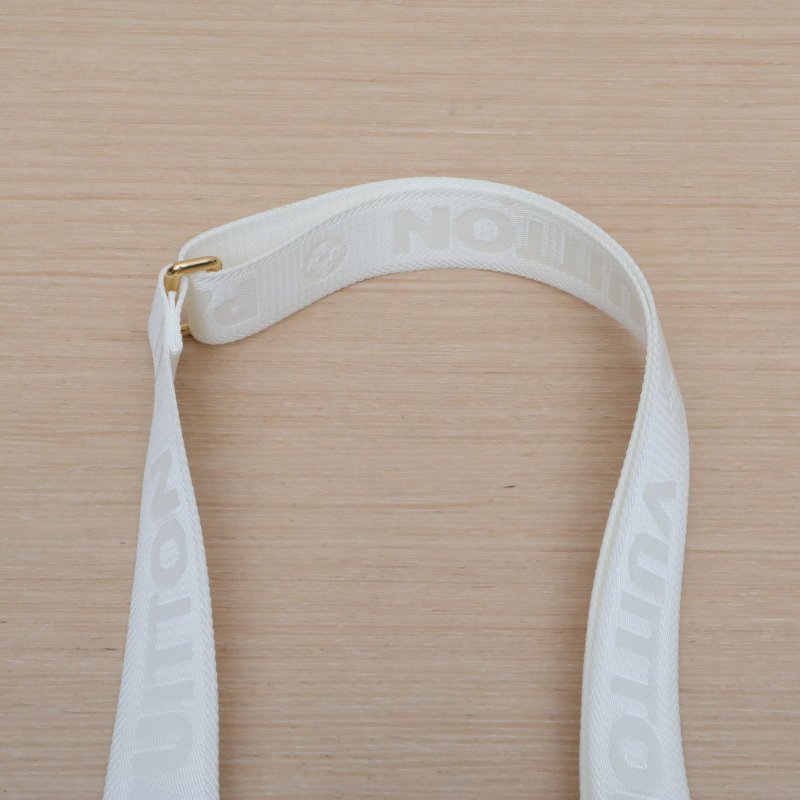 LOUIS VUITTON 白色牛皮晶片OverTheMoon小號27.5肩背包-2