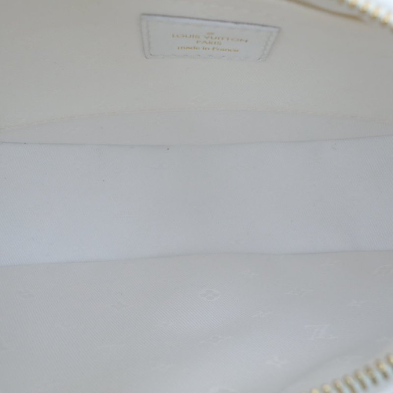 LOUIS VUITTON 白色牛皮晶片OverTheMoon小號27.5肩背包-3