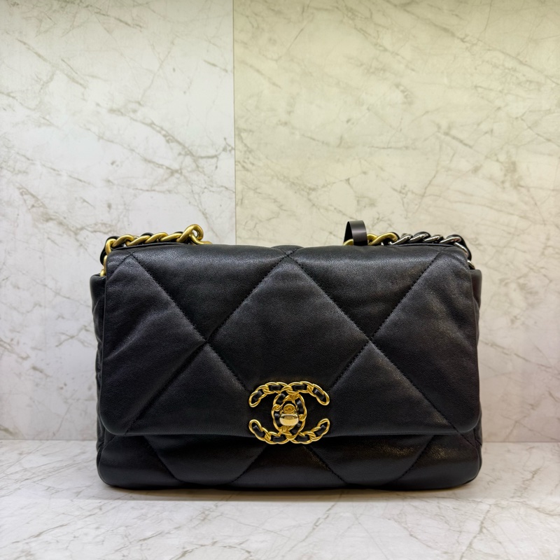 CHANEL 黑金19BAG 26CM _ 28-0