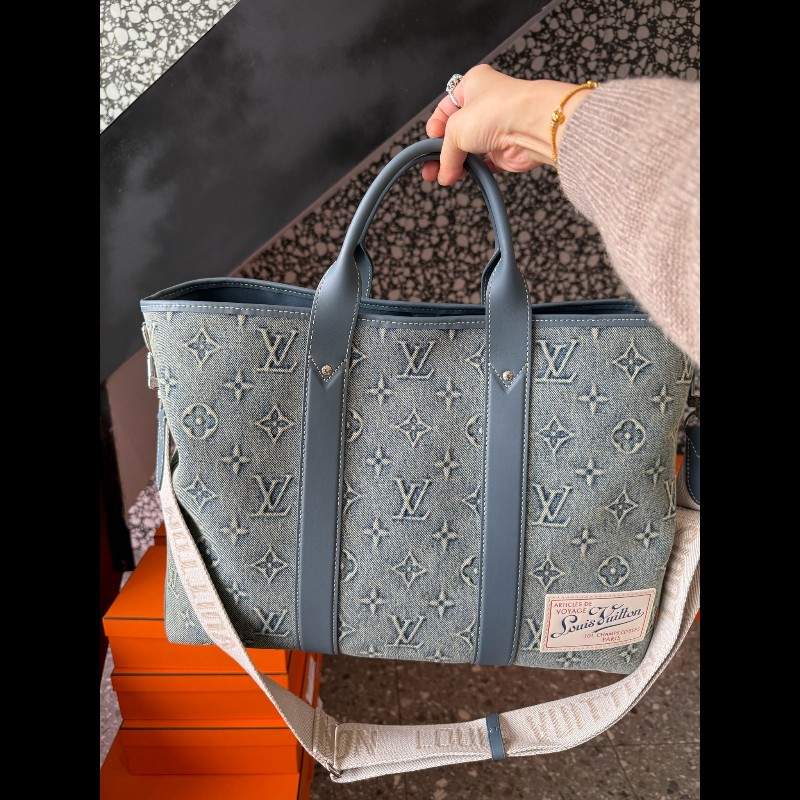 Lv Weekend Tote 水洗牛仔-1