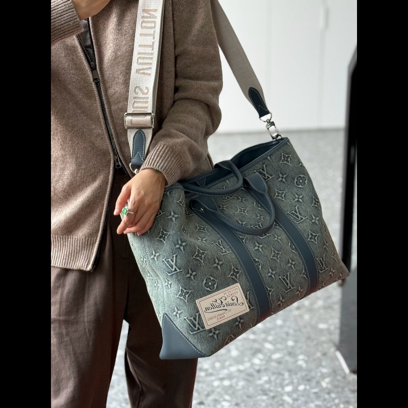 Lv Weekend Tote 水洗牛仔-5