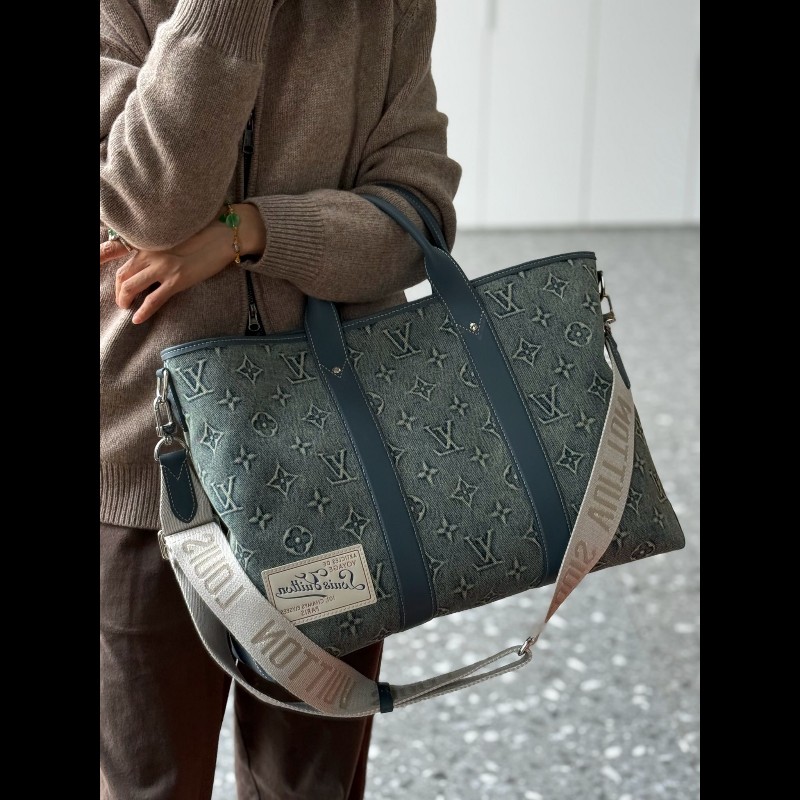Lv Weekend Tote 水洗牛仔-6