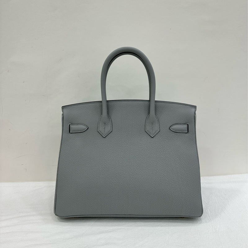 Hermes 愛馬仕 birkin30 冰川藍 togo W 刻 全新 2025.1 購證-2