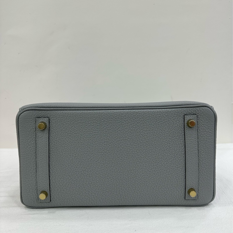 Hermes 愛馬仕 birkin30 冰川藍 togo W 刻 全新 2025.1 購證-6