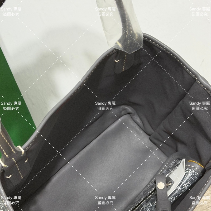 🩶Goyard mini tote 菜籃 灰色 全新全配🩶-9