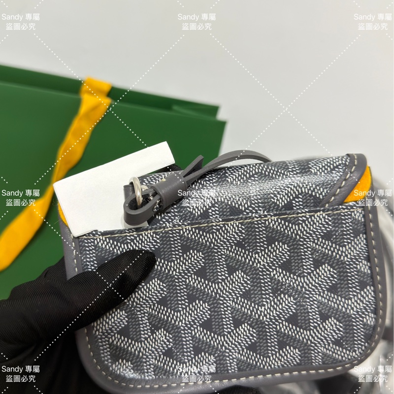 🩶Goyard mini tote 菜籃 灰色 全新全配🩶-21