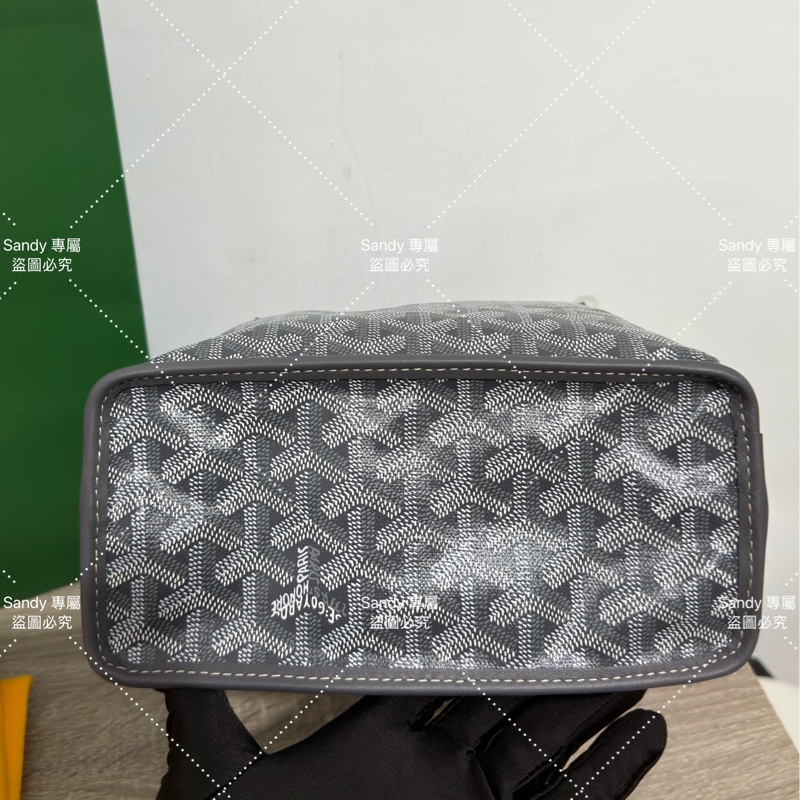 🩶Goyard mini tote 菜籃 灰色 全新全配🩶-26