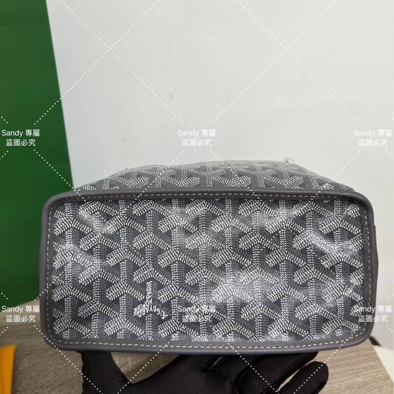 🩶Goyard mini tote 菜籃 灰色 全新全配🩶-27