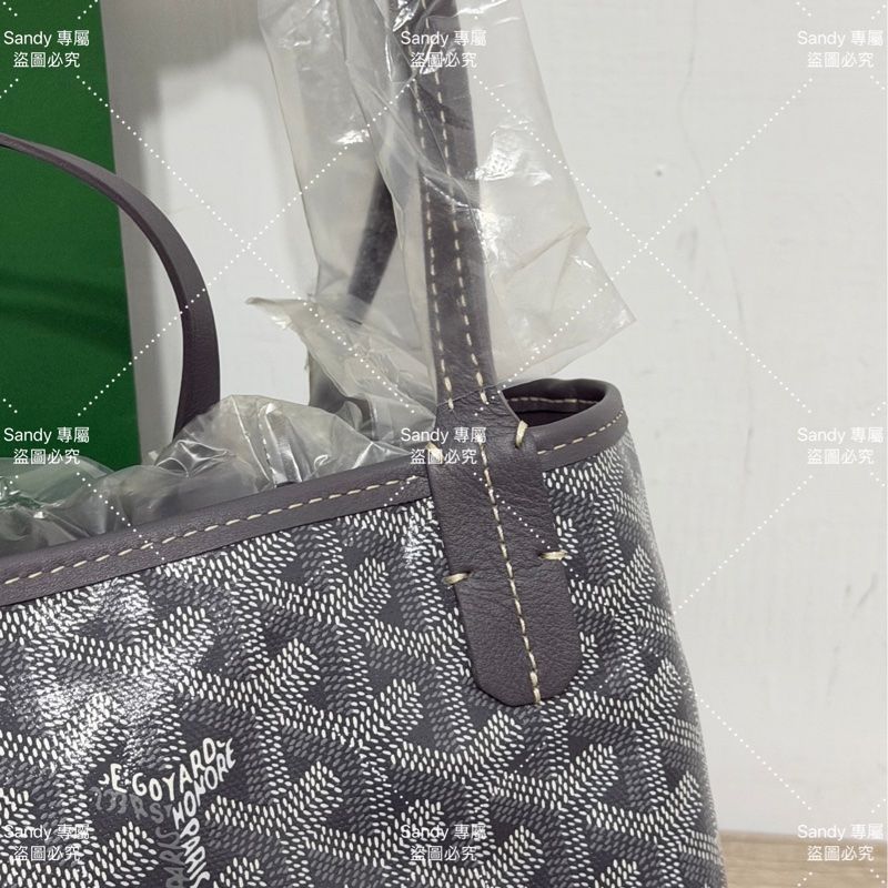 🩶Goyard mini tote 菜籃 灰色 全新全配🩶-30
