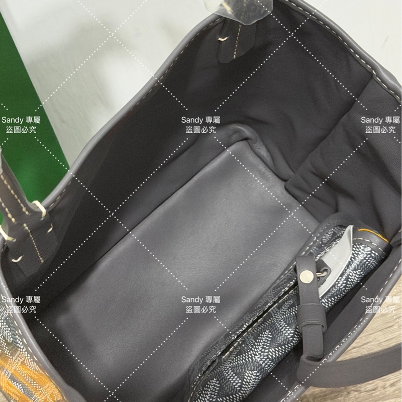 🩶Goyard mini tote 菜籃 灰色 全新全配🩶-32