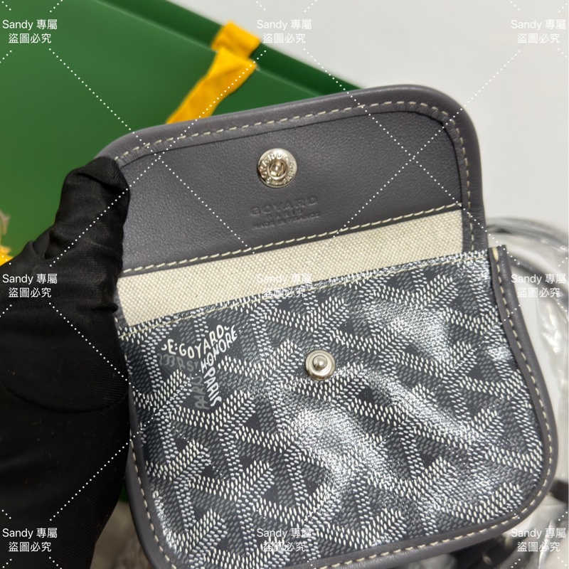 🩶Goyard mini tote 菜籃 灰色 全新全配🩶-35