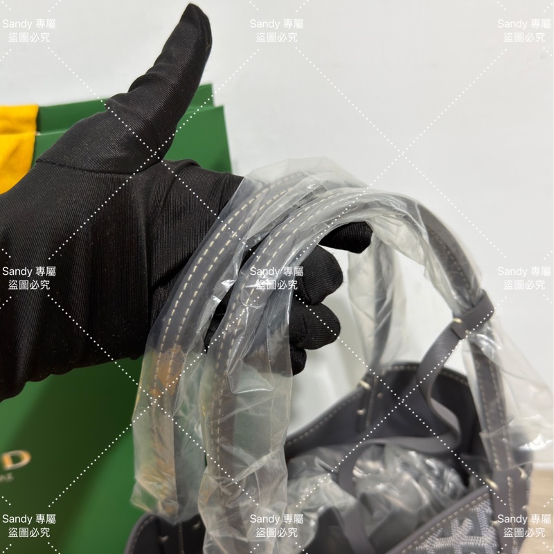 🩶Goyard mini tote 菜籃 灰色 全新全配🩶-38