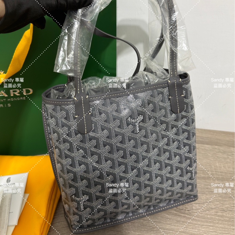 🩶Goyard mini tote 菜籃 灰色 全新全配🩶-41