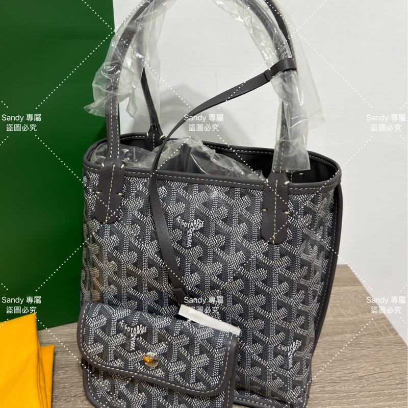 🩶Goyard mini tote 菜籃 灰色 全新全配🩶-42