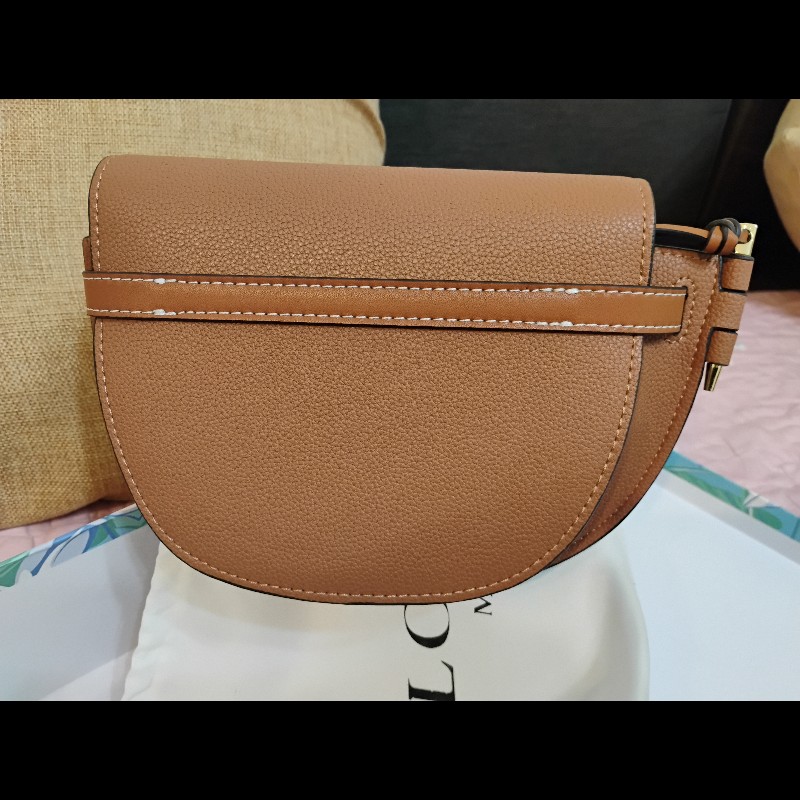 Loewe 焦糖色 Gate mini 專櫃正品斜背包 近全新-6