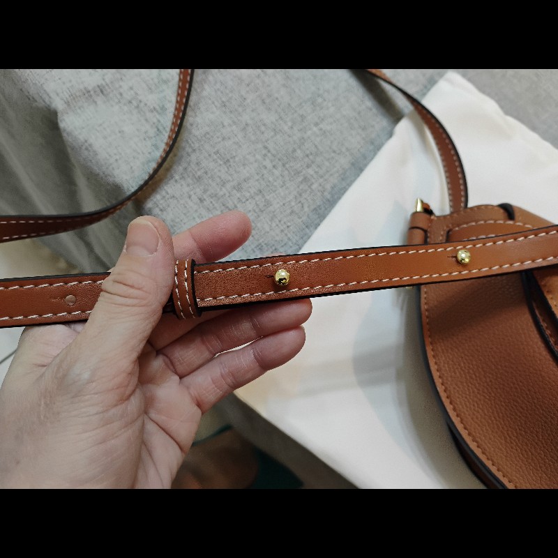 Loewe 焦糖色 Gate mini 專櫃正品斜背包 近全新-10